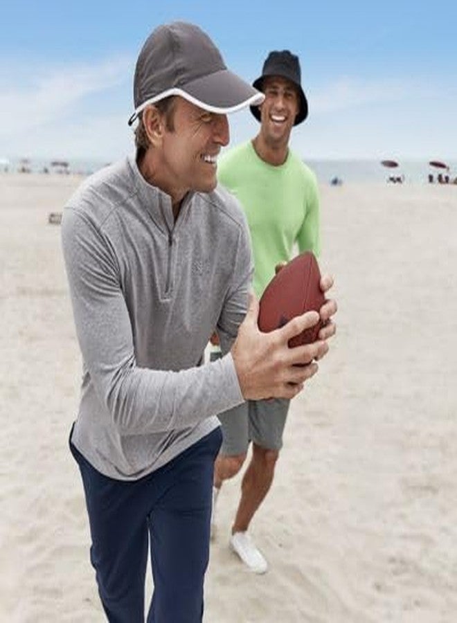 Coolibar Unisex Sport Cap - UPF 50+ Sun Protection - Lenny in Carbon/White - Image 5